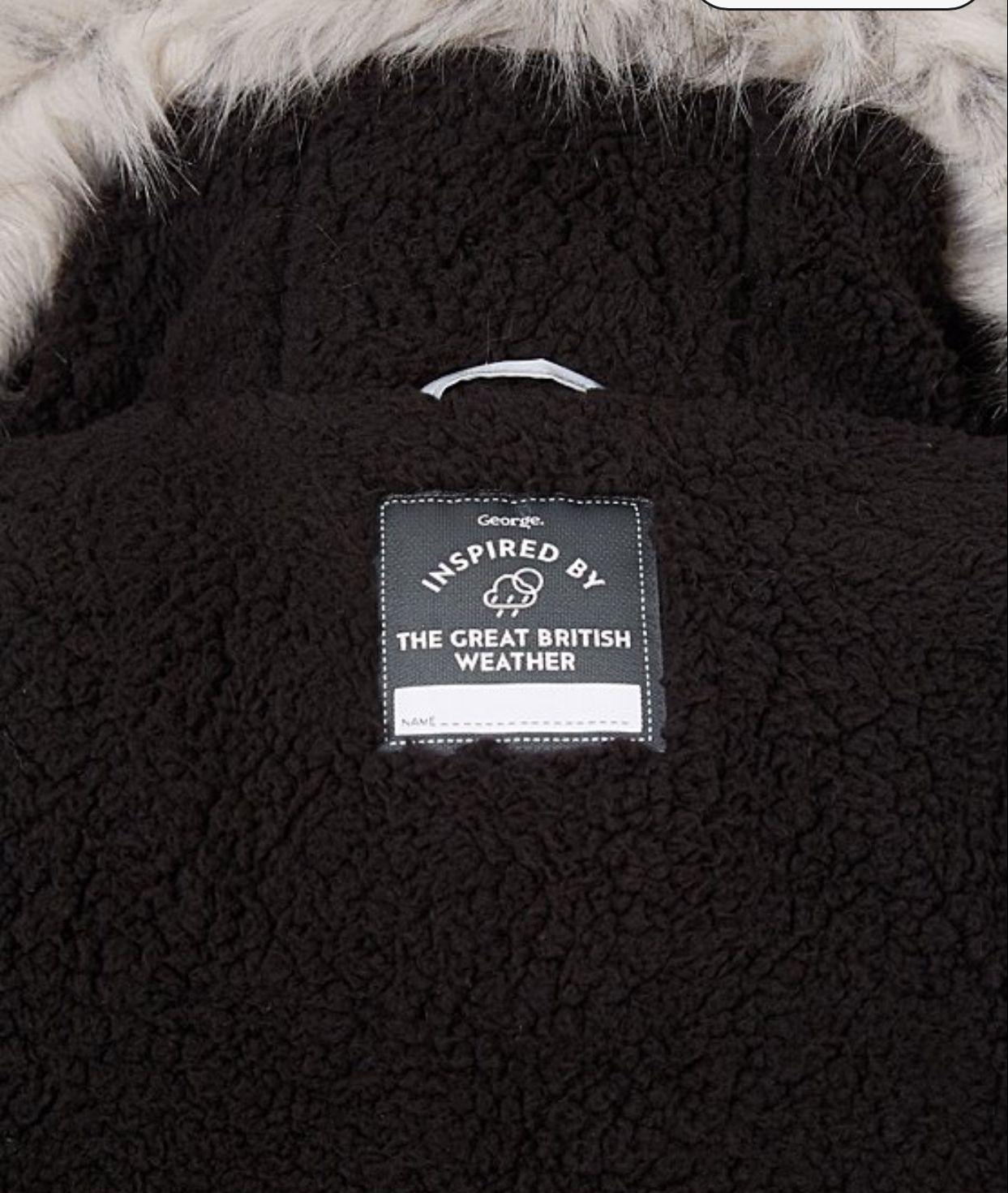George faux fur jacket