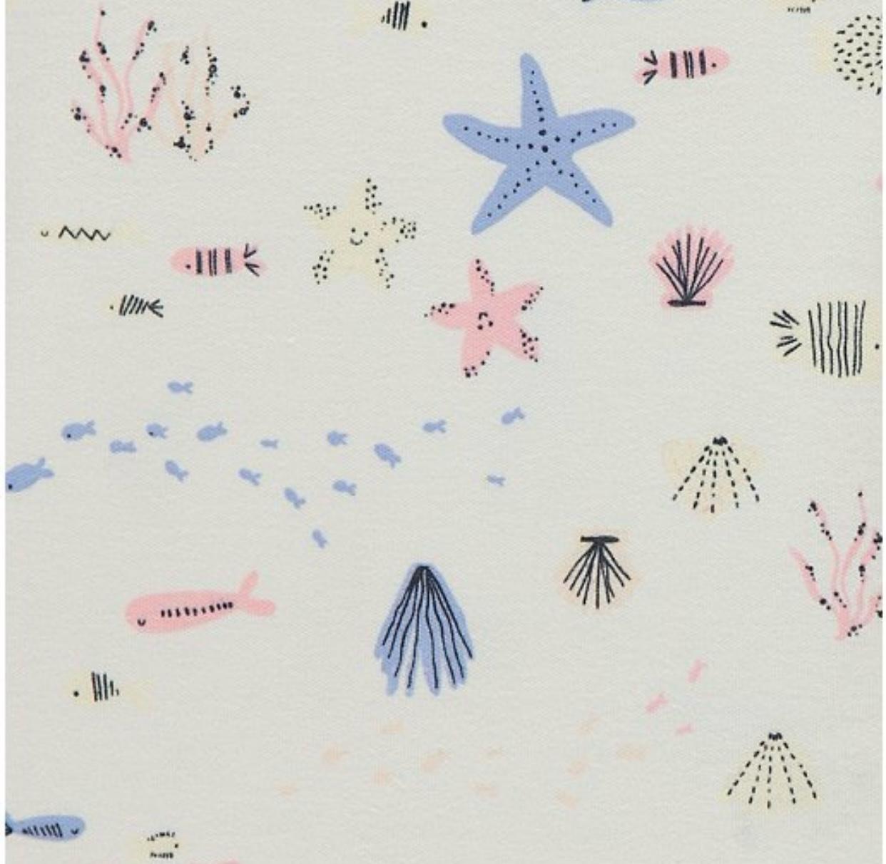 George sea shells cotton pajamas