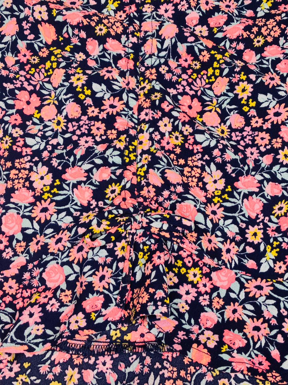 H&M flower bow shirt