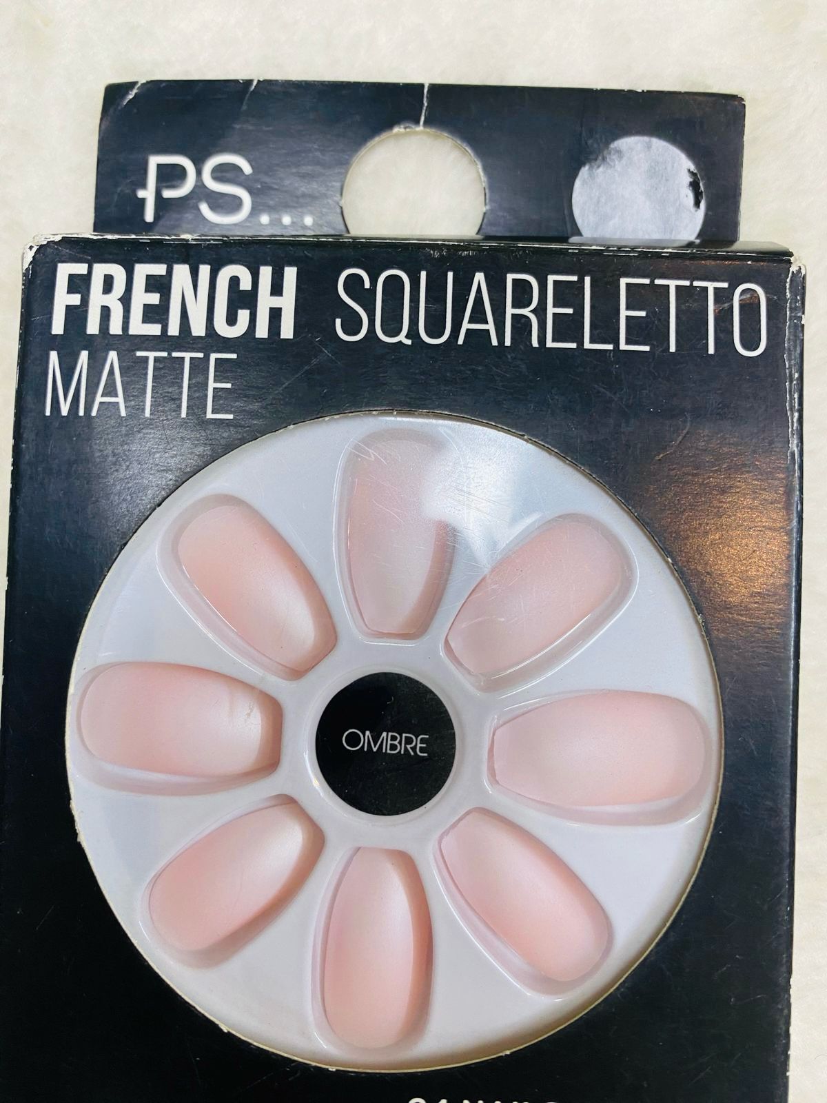 French squareletto matte