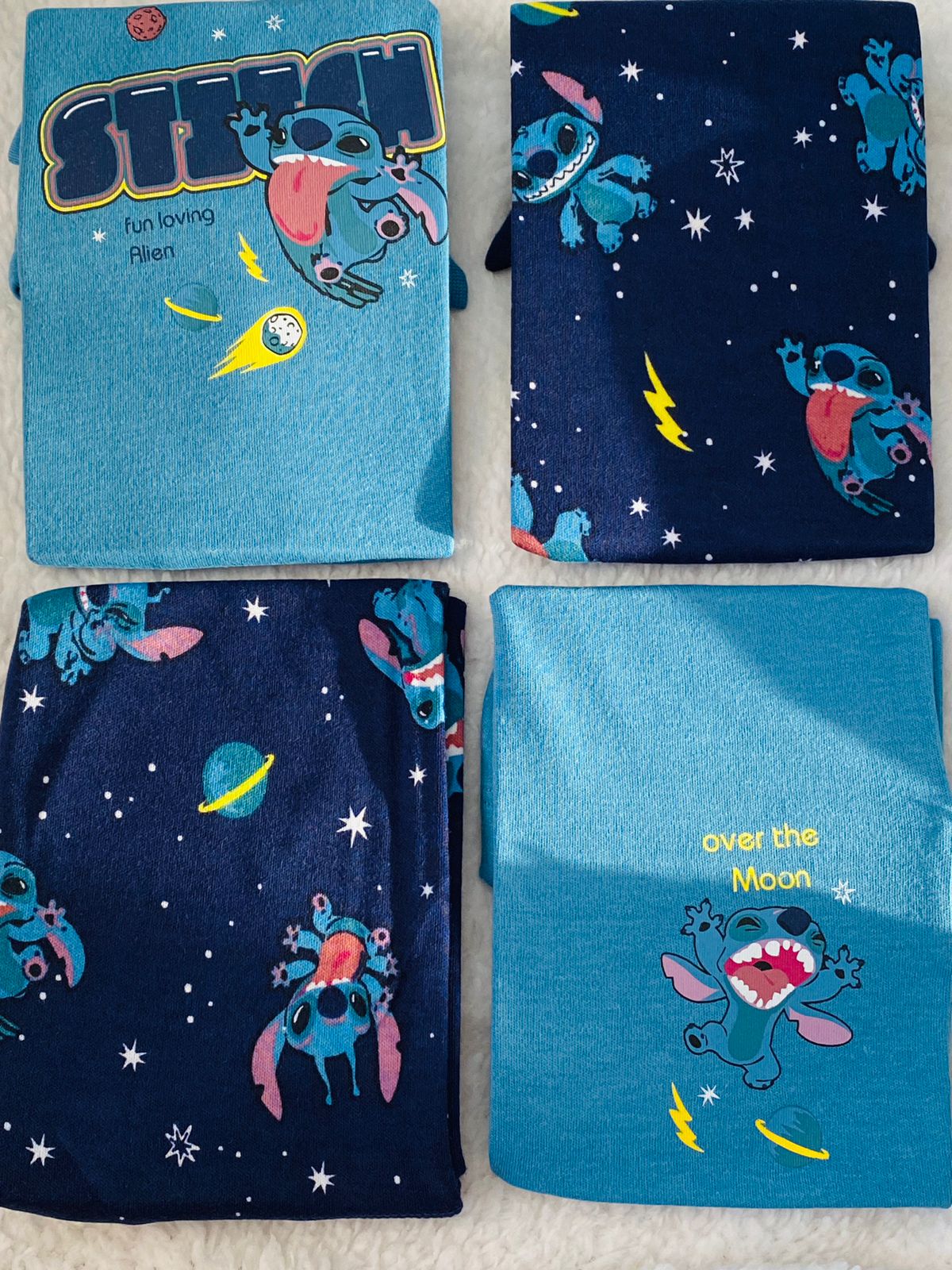 Primark stitch short sleeves pjs pack of 2 set