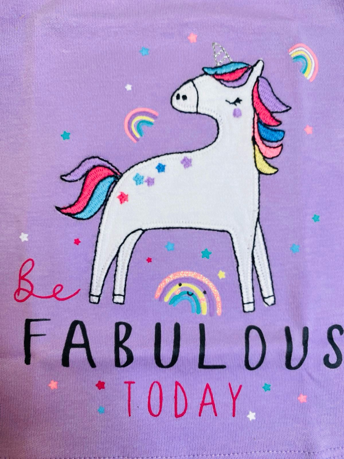 embroidery unicorn set