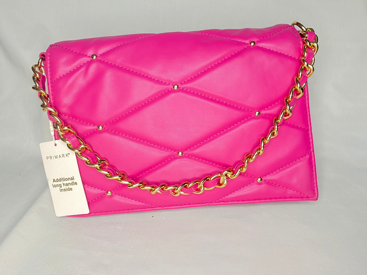 Pink Bag with long strap