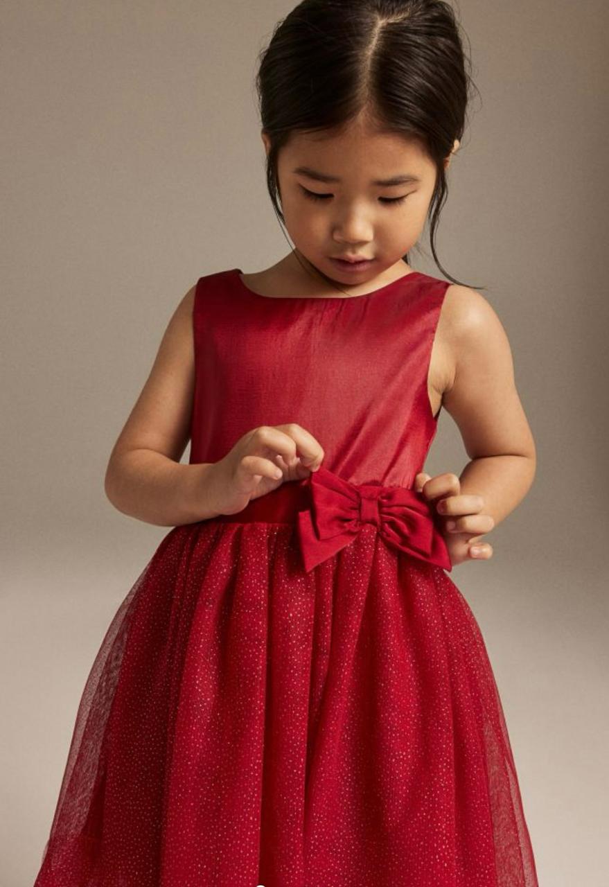 H&M Glitter bow frock