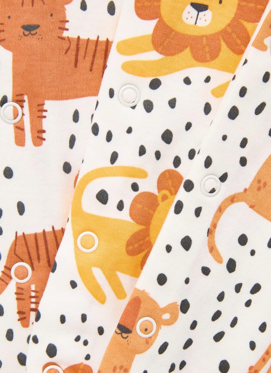 Matalan Animal print sleepsuits
