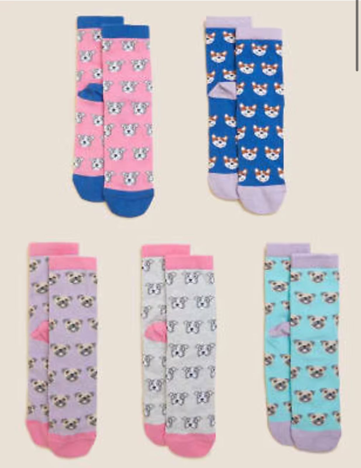 Mark n Spencer Rich Cotton Socks