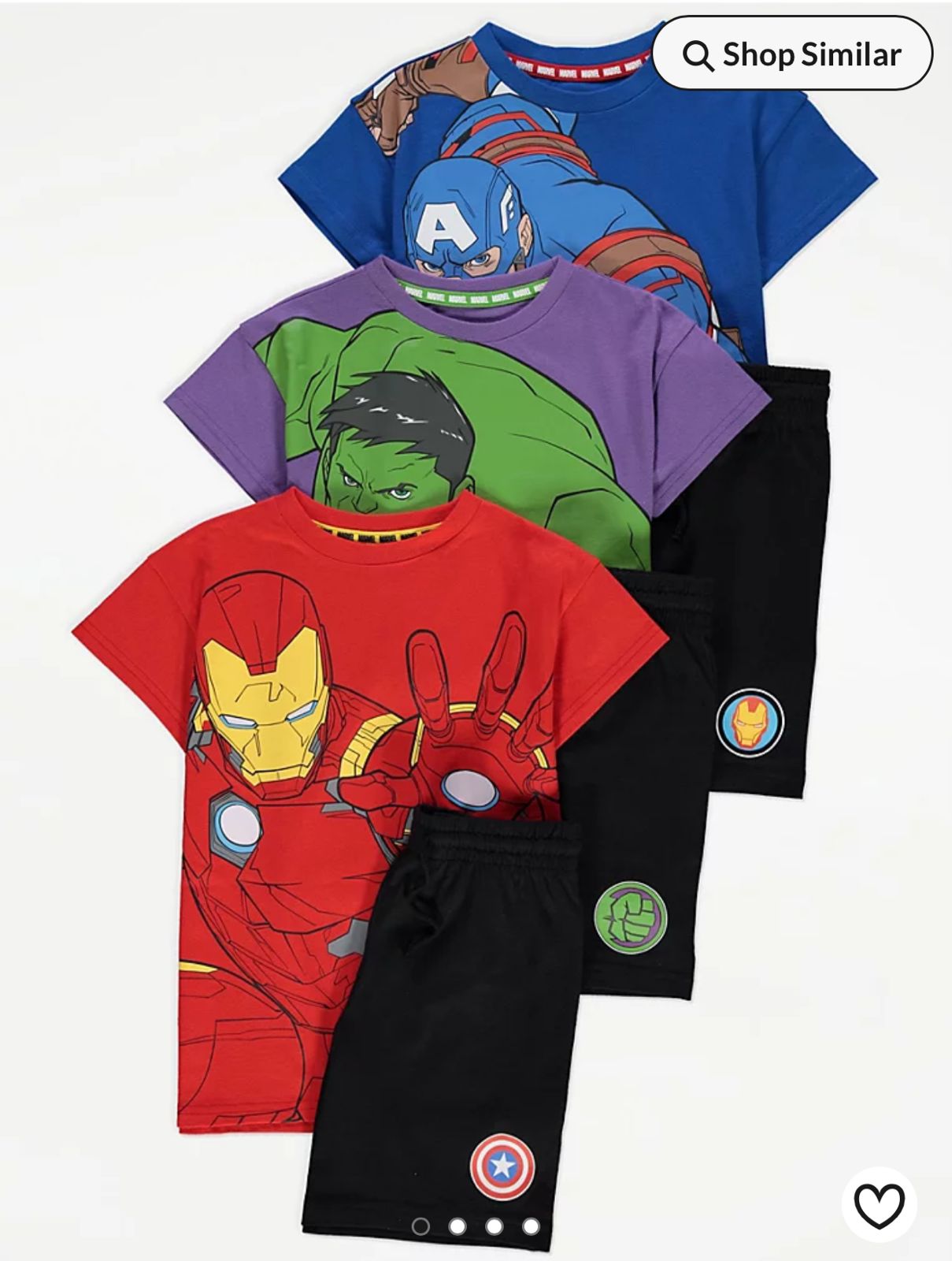 George marvel pajamas pack of 3