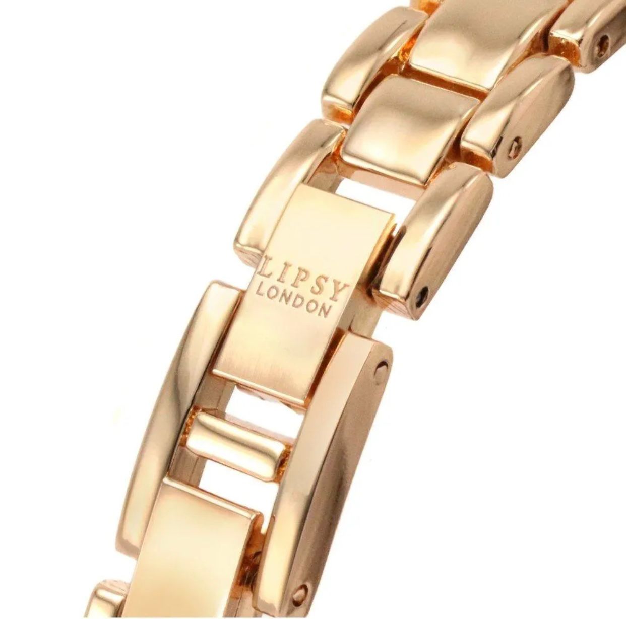 lipsy london floral watch rose gold