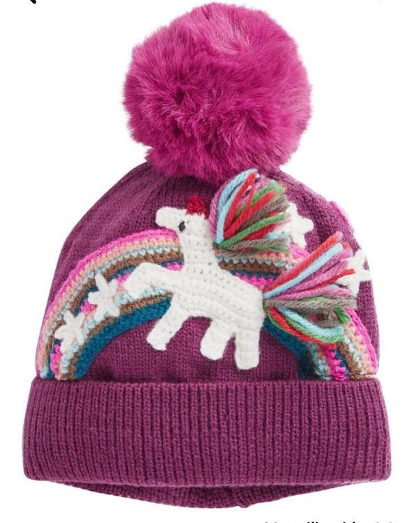 Next unicorn cap and mitten