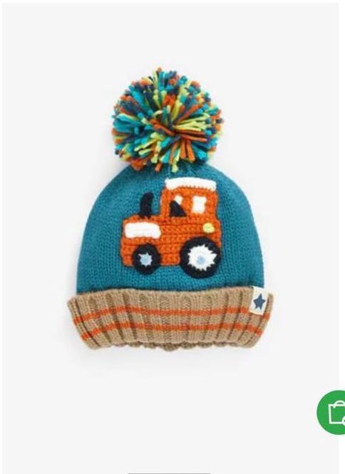 Next tractor beanie and mitten