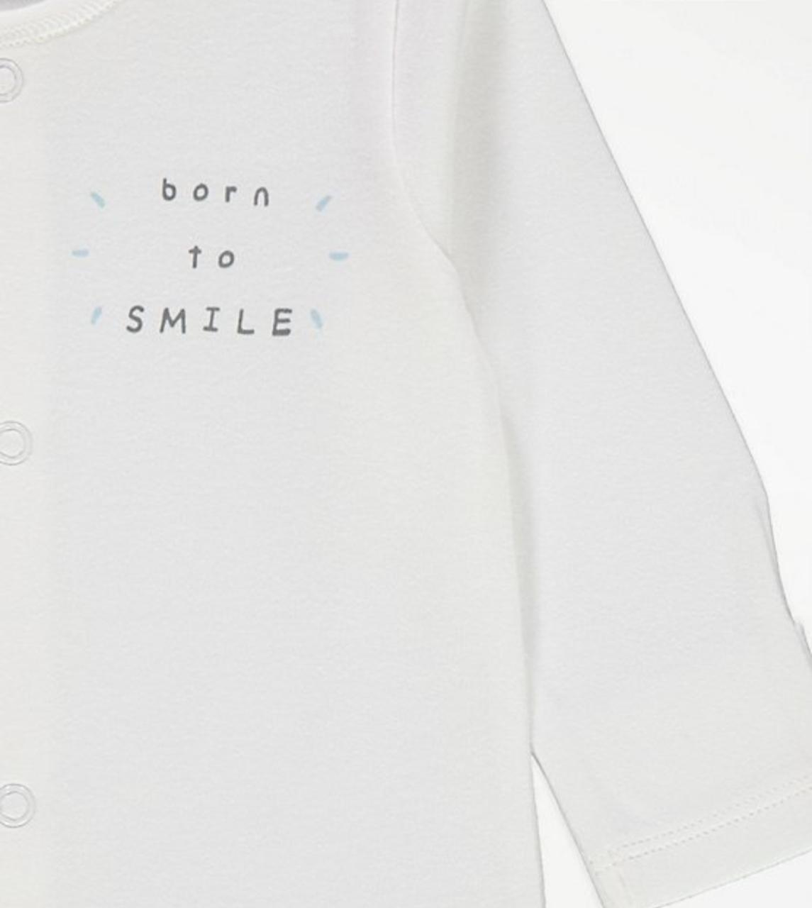 George Rainbow Star Long Sleeve Sleepsuits 3 Pack