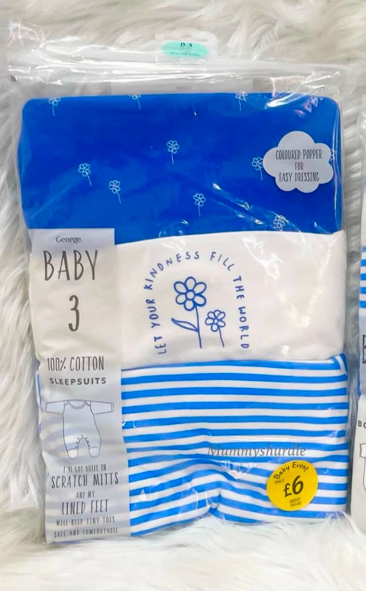 George flower sleep suit