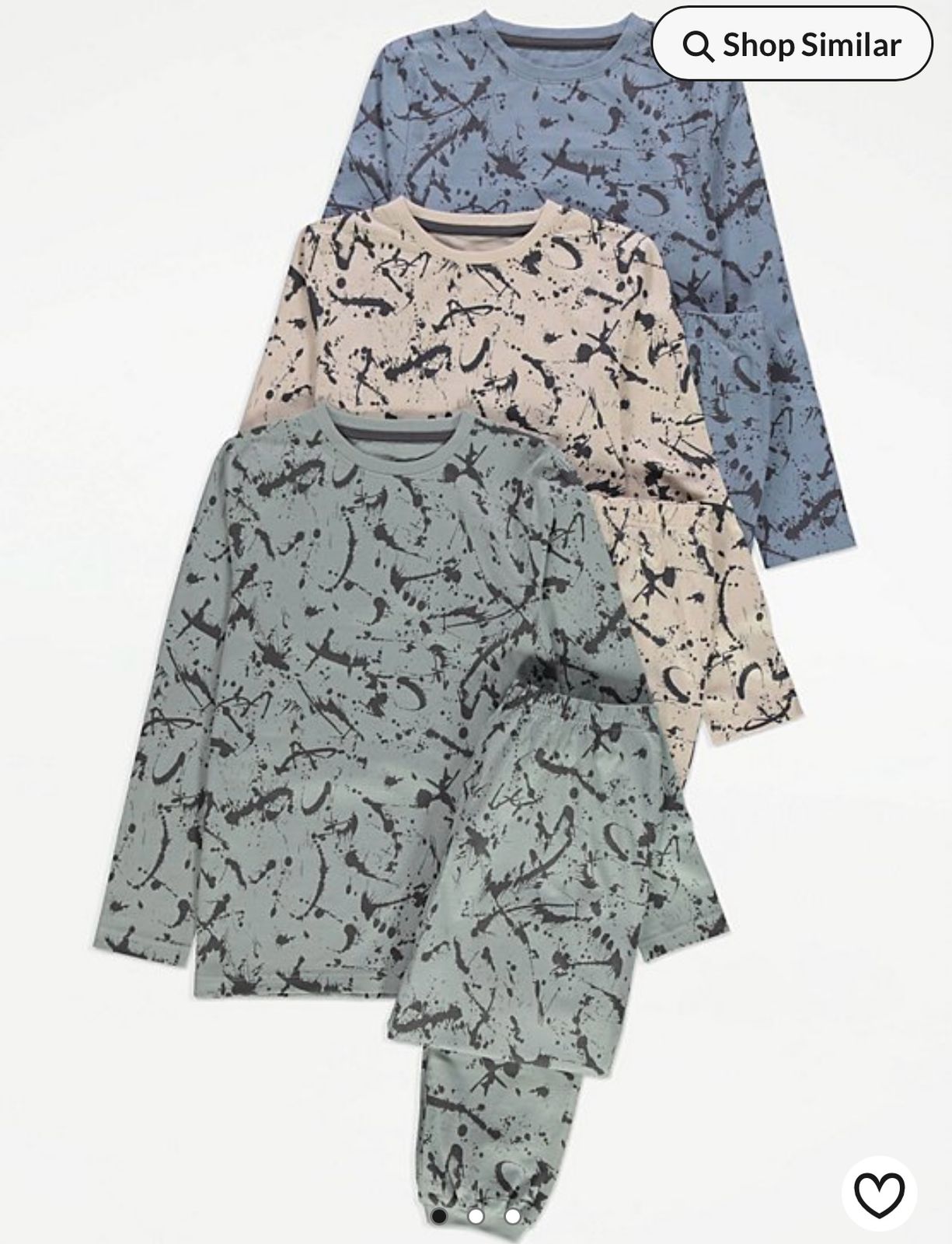 George Paint Splatter Cotton