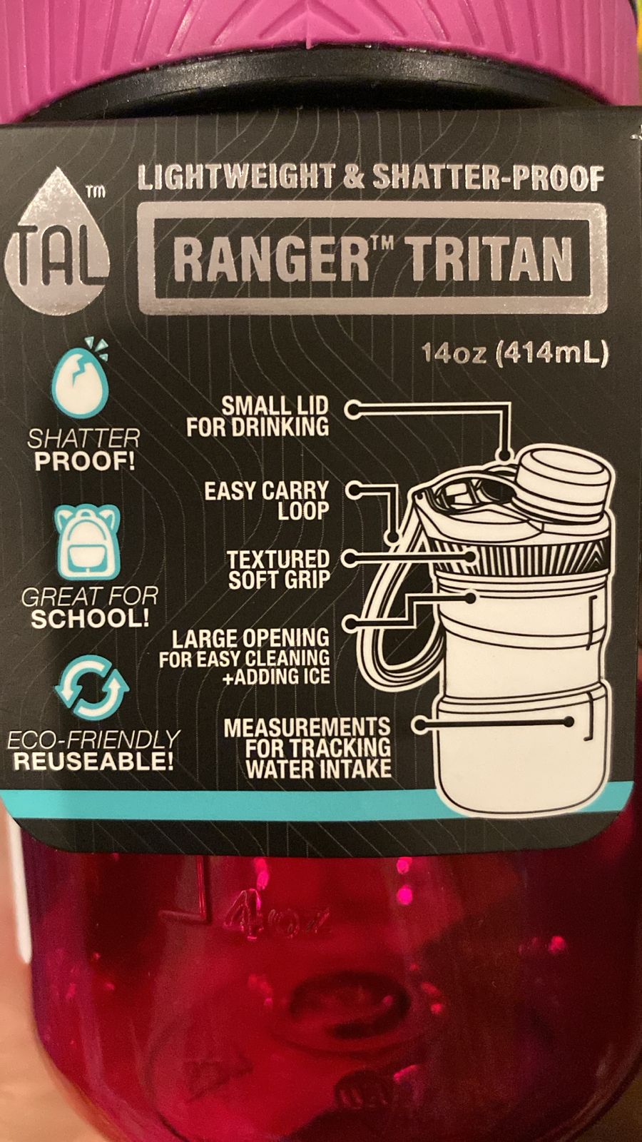 Pink Sports Bottle