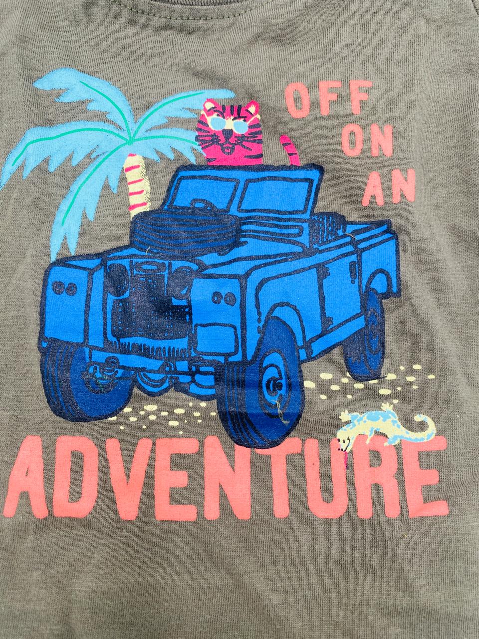 Primark Off An Adventure T Shirt