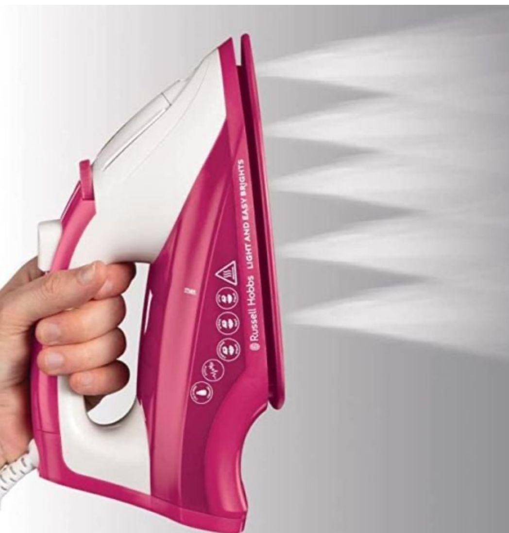 Russell Hobbs Pink Steam Iron