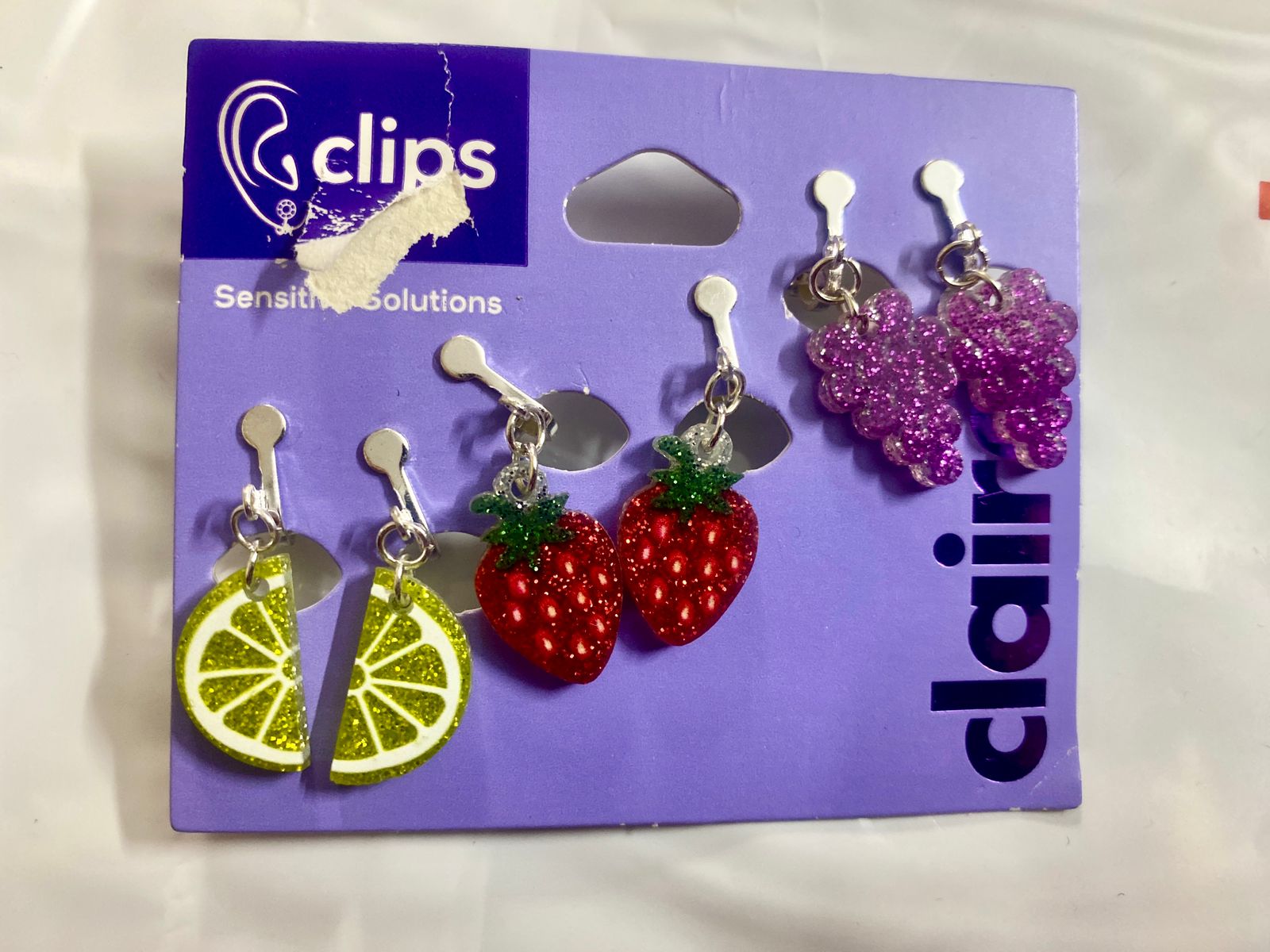 Clip on Fruit Earring
