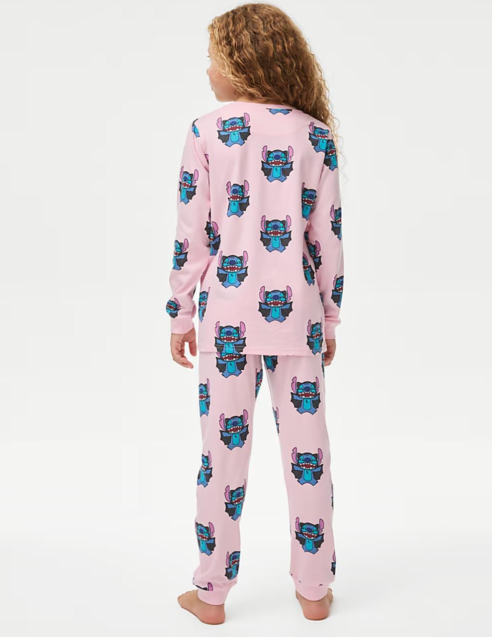 Girls Stitch Cotton Pjs