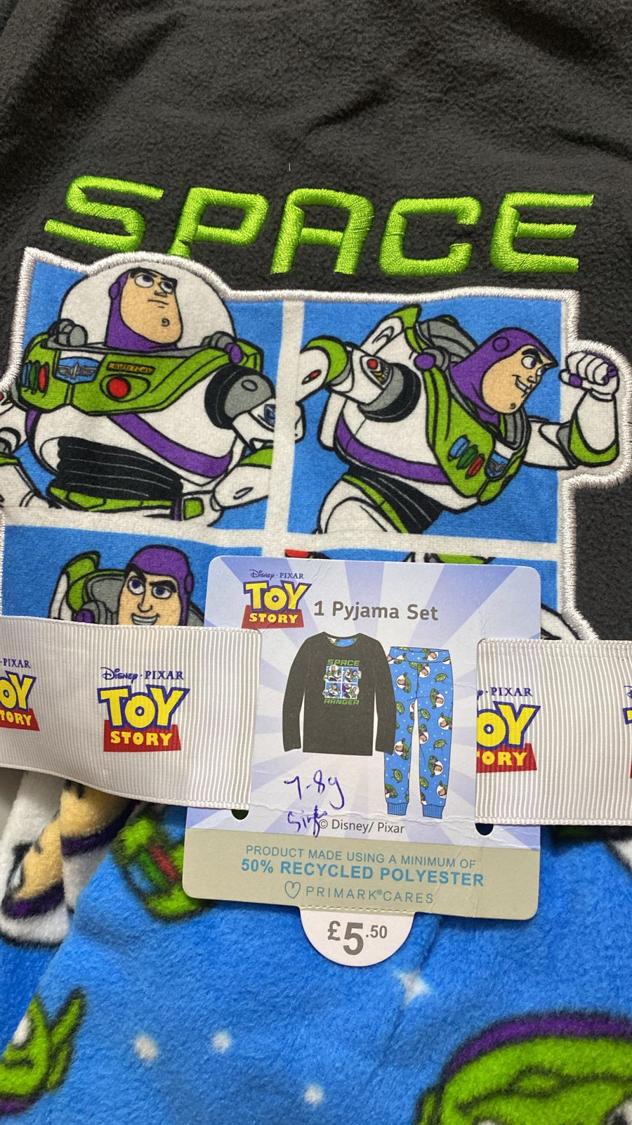 Primark Toy story fleece pj