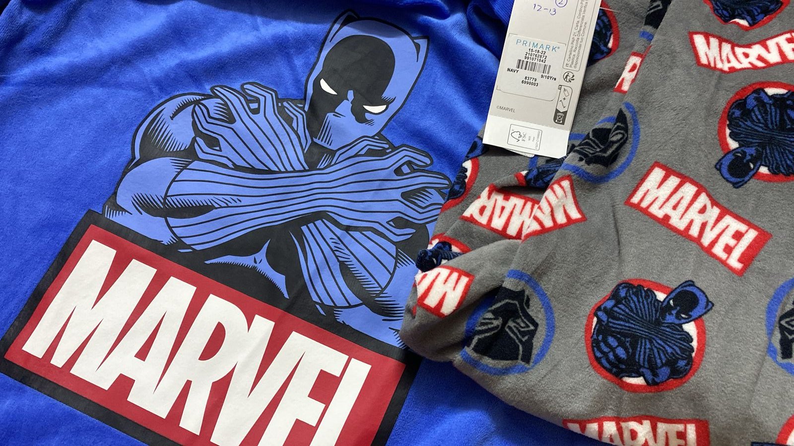 Primark Marvel velvet pj