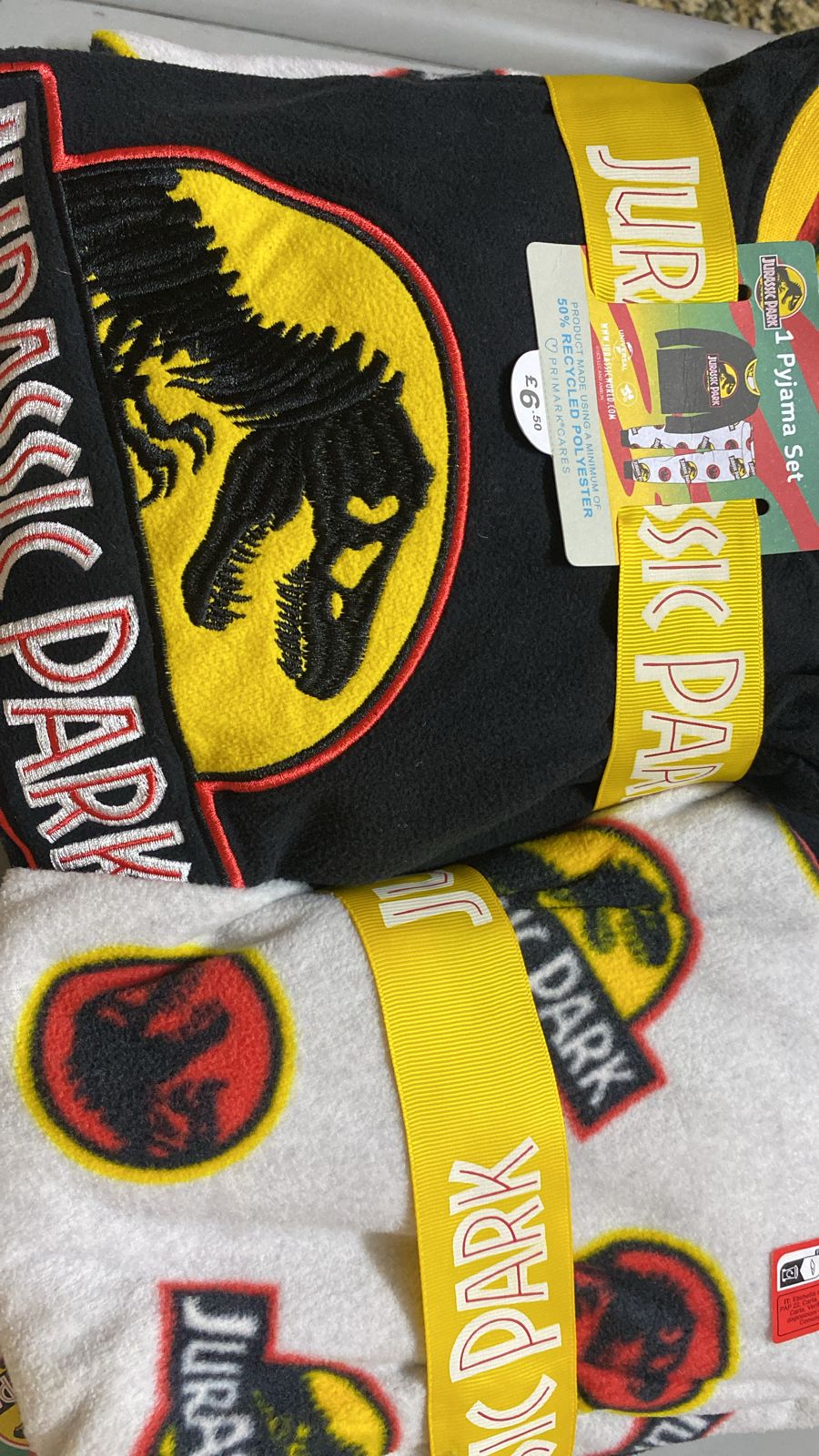 Primark Jurassic world fleece pj