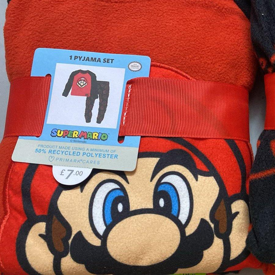 Primark mario fleece pj