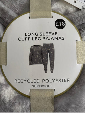 M&S fleece star pj