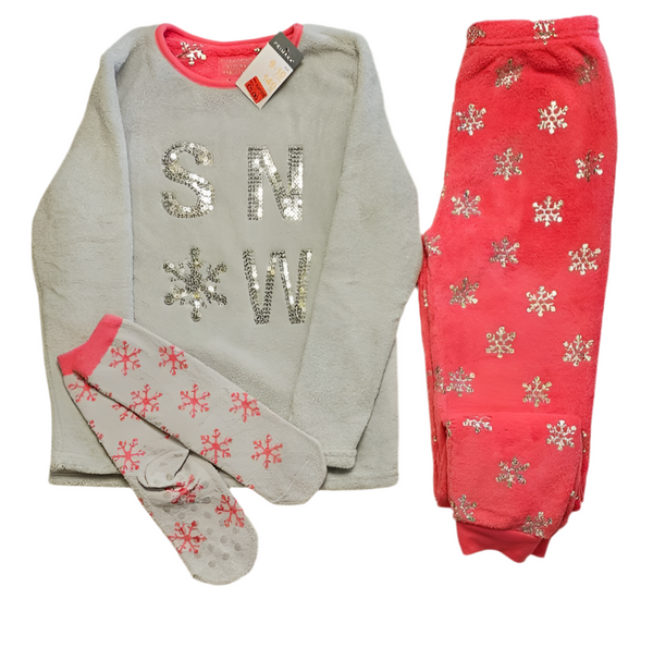 Primark Snow flakes fleece pj