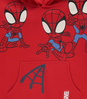 Spiderman Sweatshirt And Fleece Hoodie Set