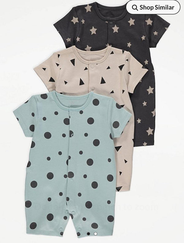 GEORGE shape romper set