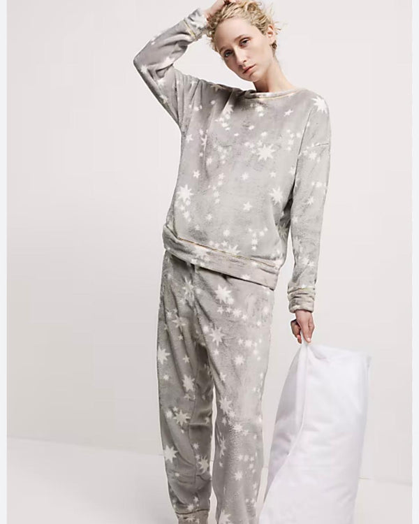 M&S fleece star pj