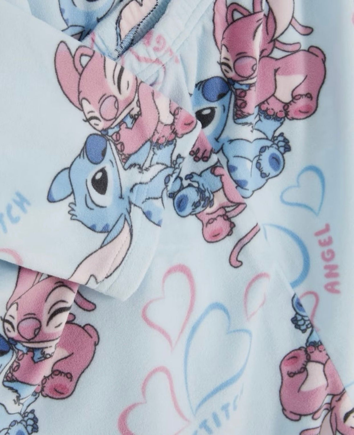 Stitch velour pajamas