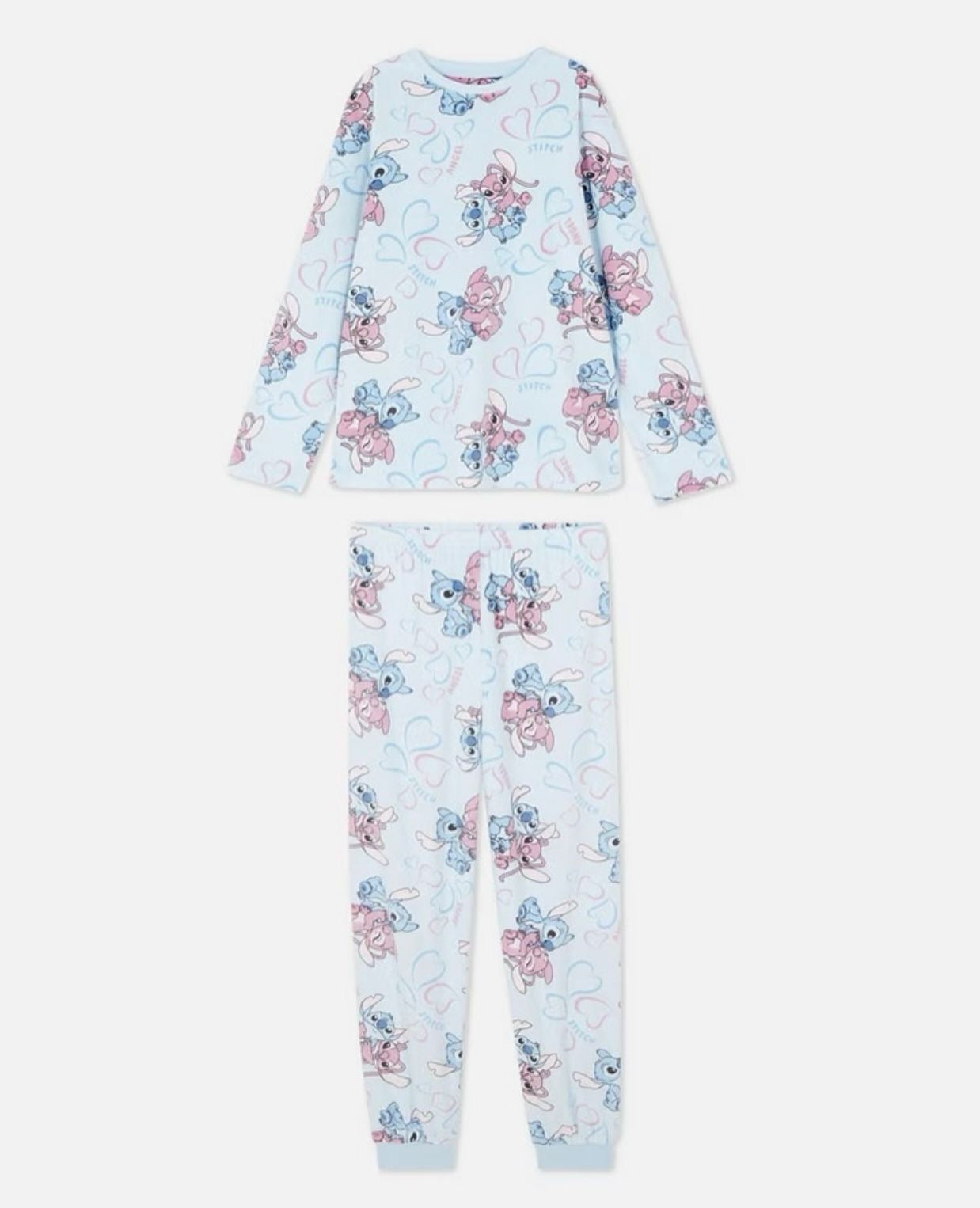 Stitch velour pajamas