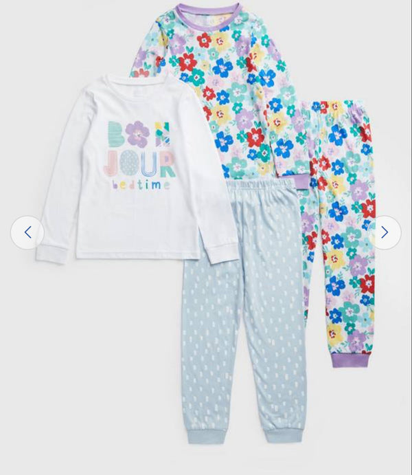 Bon jour bed time girls pj