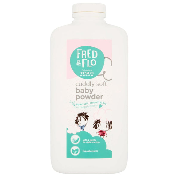 Tesco Fred and Flo Cuddly Soft Baby Powder 400g