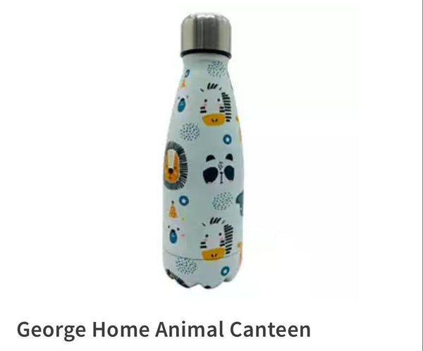 George animal steel water bottle