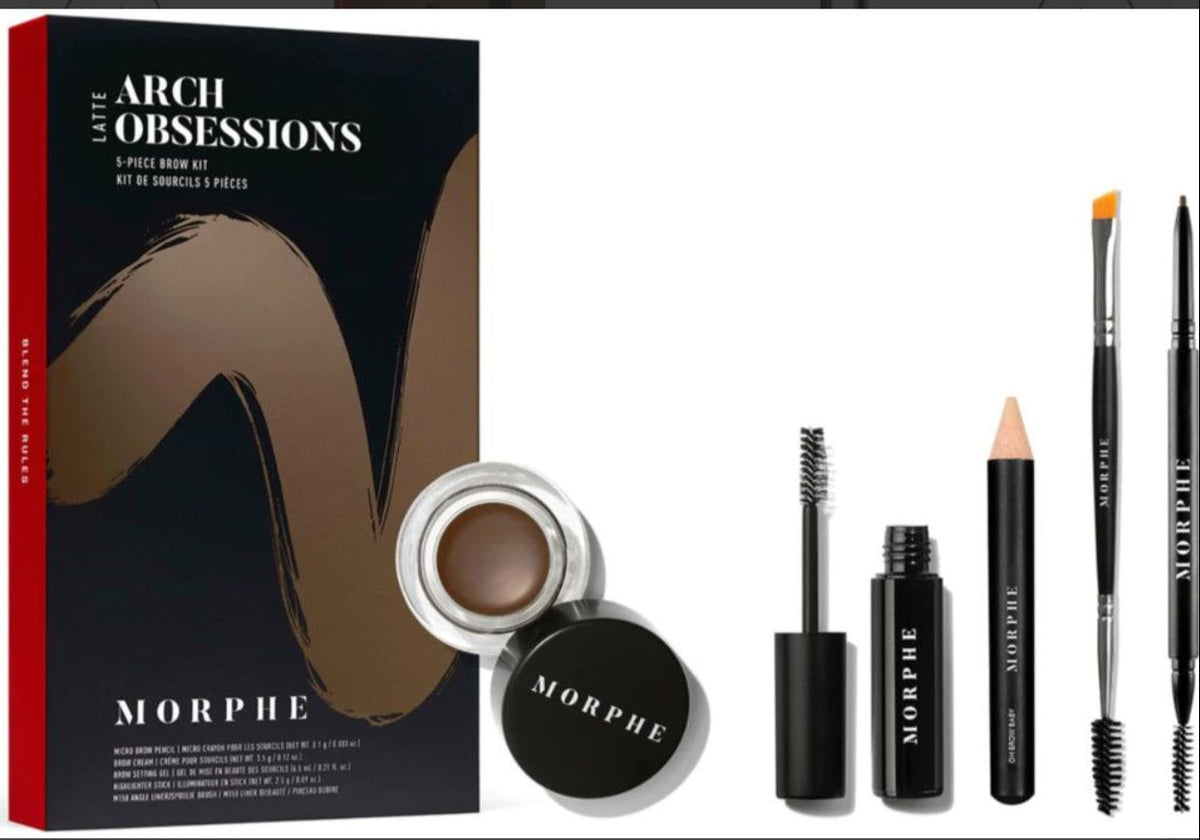 MORPHE Arch Obsessions 5- Piece Brow Kit In MOCHA  - Eyebrow Definer