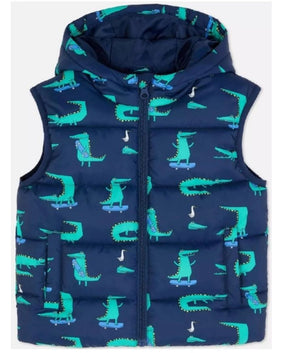 Dancing dinosaurs puffer jacket