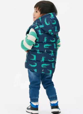 Dancing dinosaurs puffer jacket