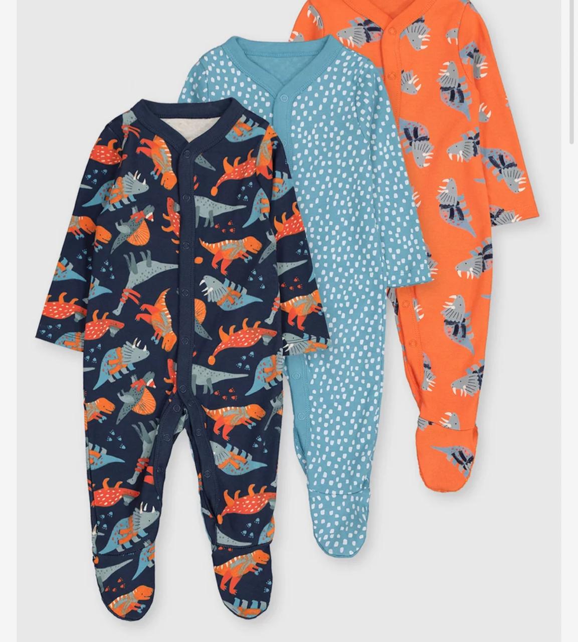 Dinosaur dotted pack of 3