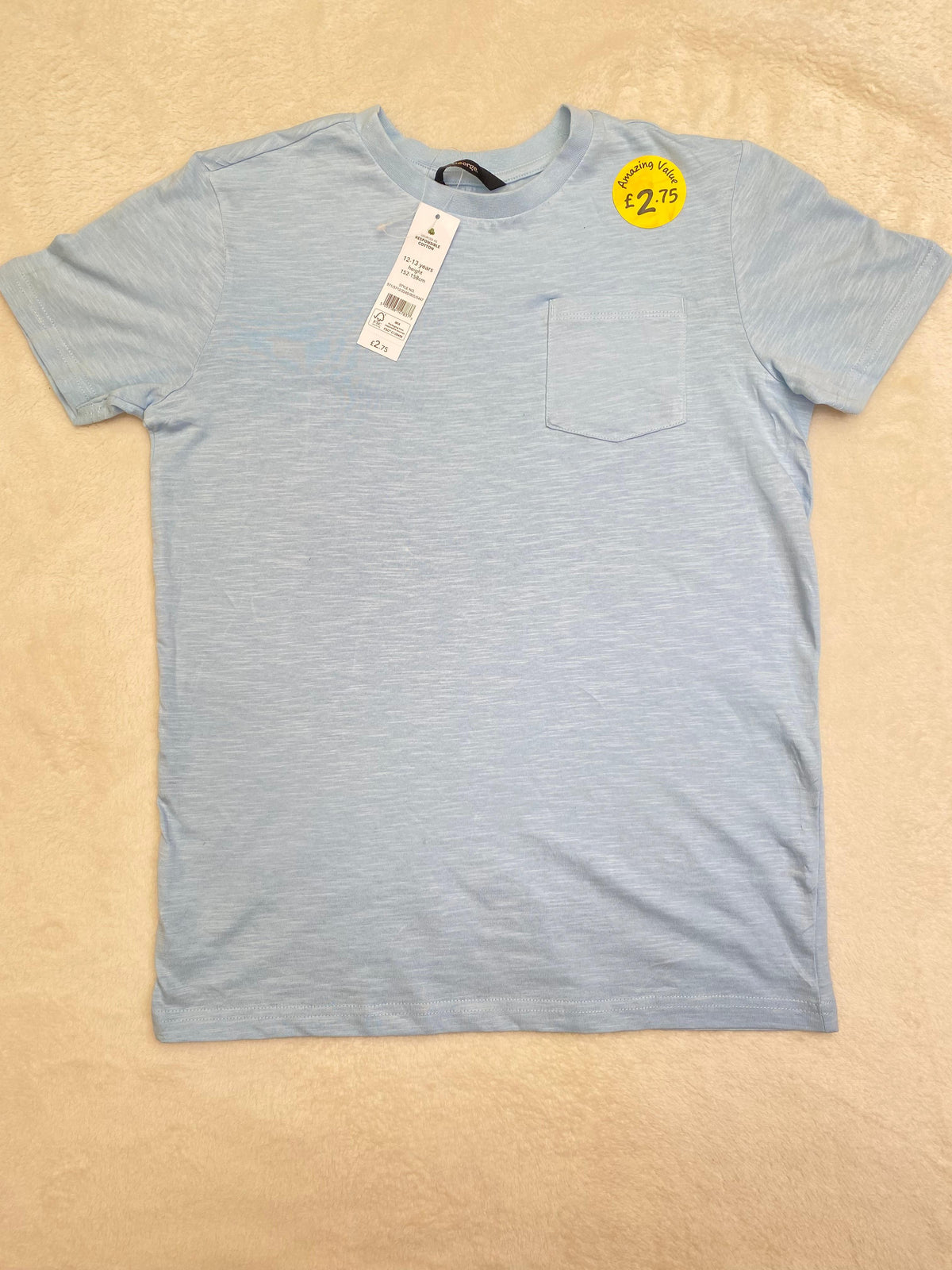 Ice blue shirt