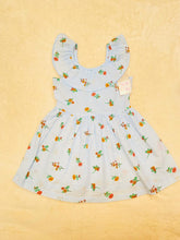 Flower cotton frill frock