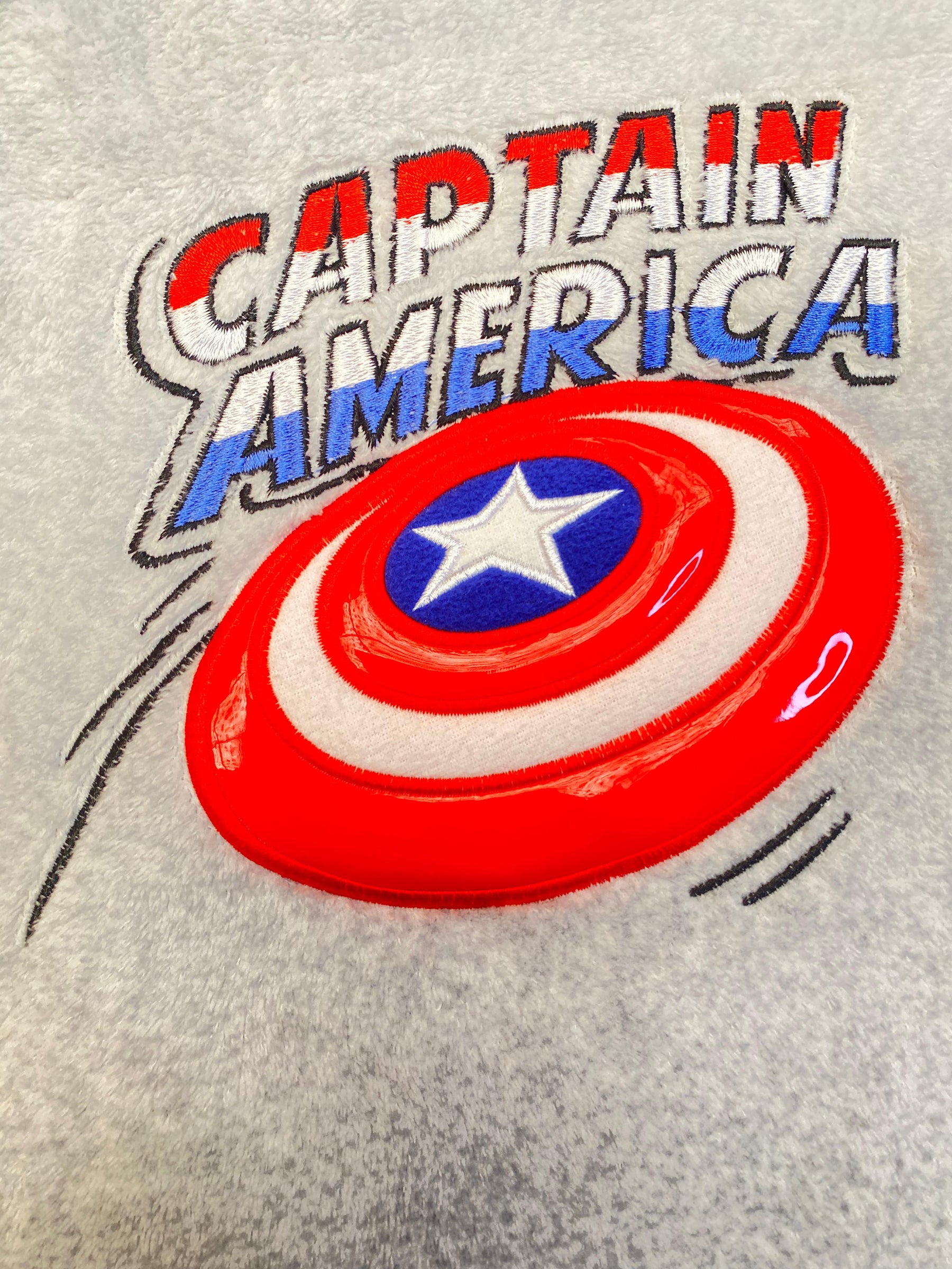 Captain America fleece pj