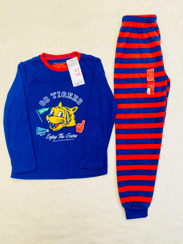 Primark Go tigers fleece pj