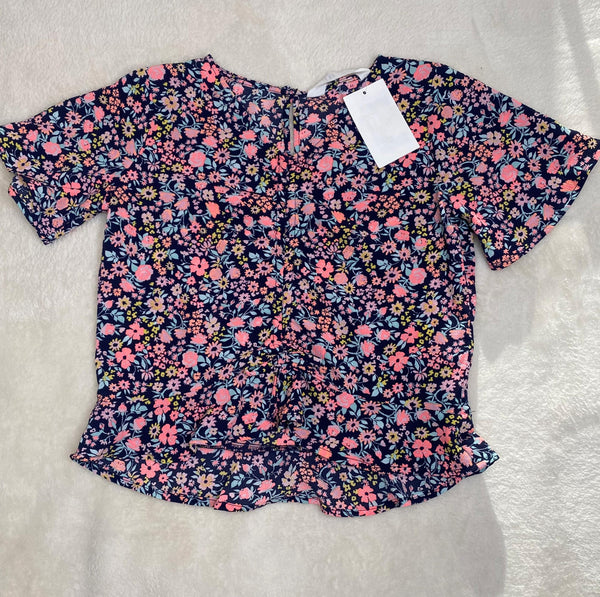 H&M flower bow shirt