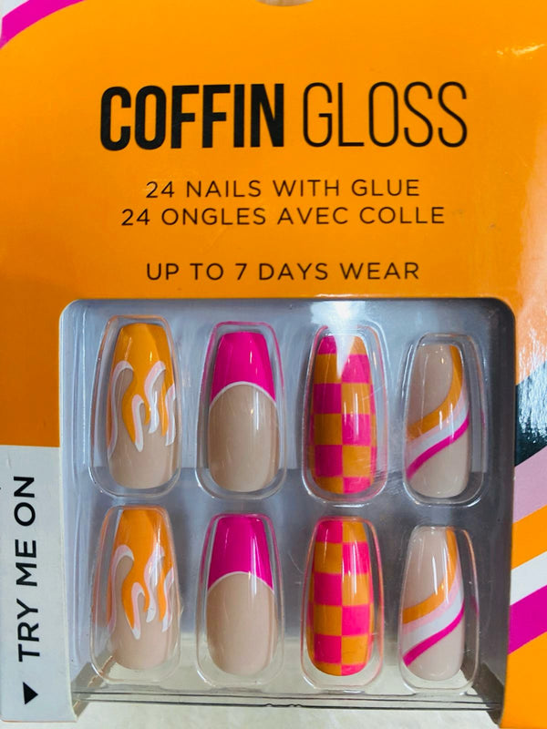 Primark Coffin gloss 24 nail with gloss