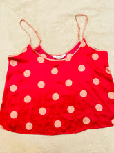 Silk dotted cami