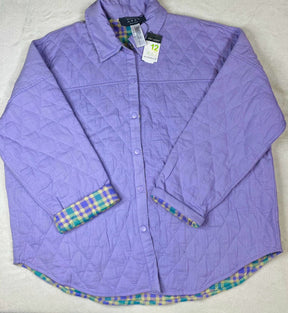 Reversible quilted cardigan