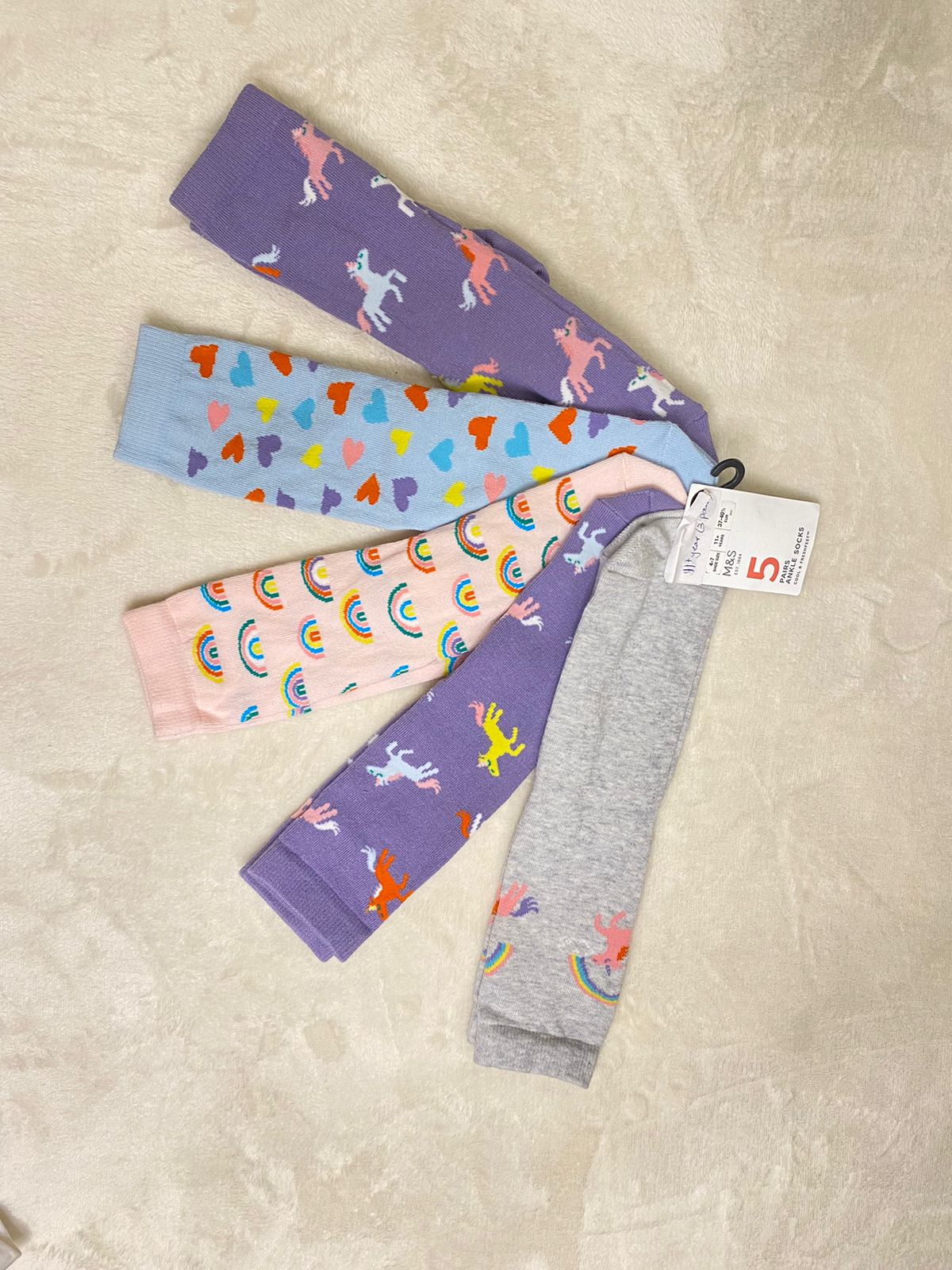 Unicorn socks M&S