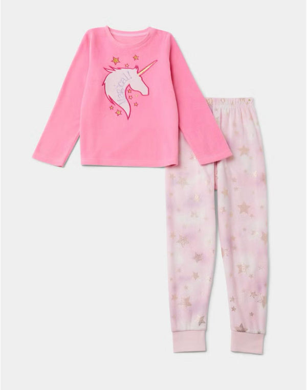 Matalan Fleece unicorn pj